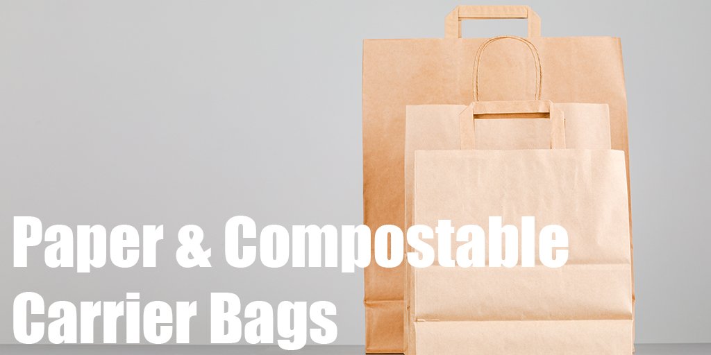 Paper Compostable Carrier Bags