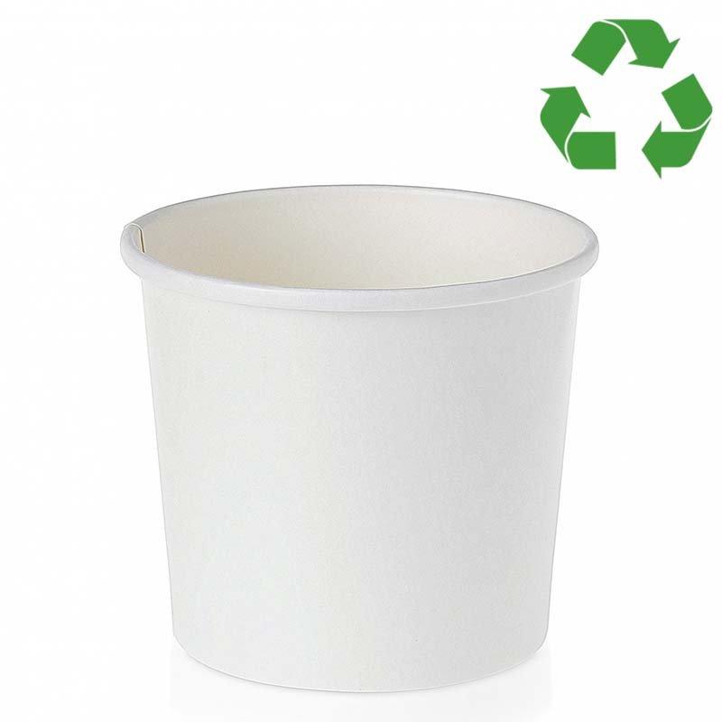 Heavy Duty White Soup Container