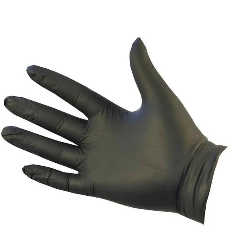 Large Nitrile Black Powder Free Glove