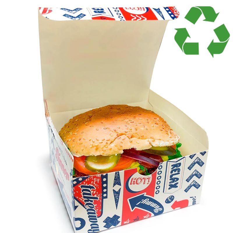 Sabert Fresco Burger Box Standard
