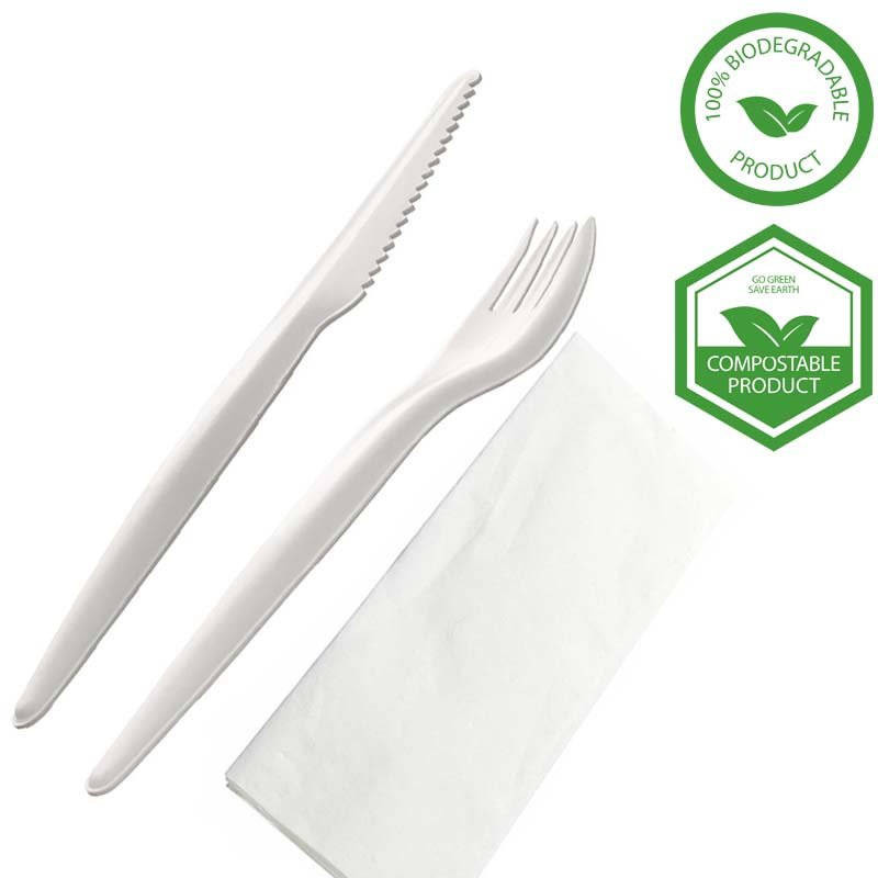 Sabert Paper Cutlery Kit 3 in 1
