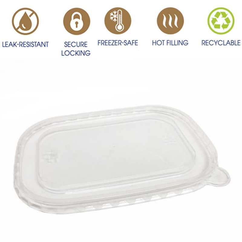 Sabert PP Lid for Rectangular Container