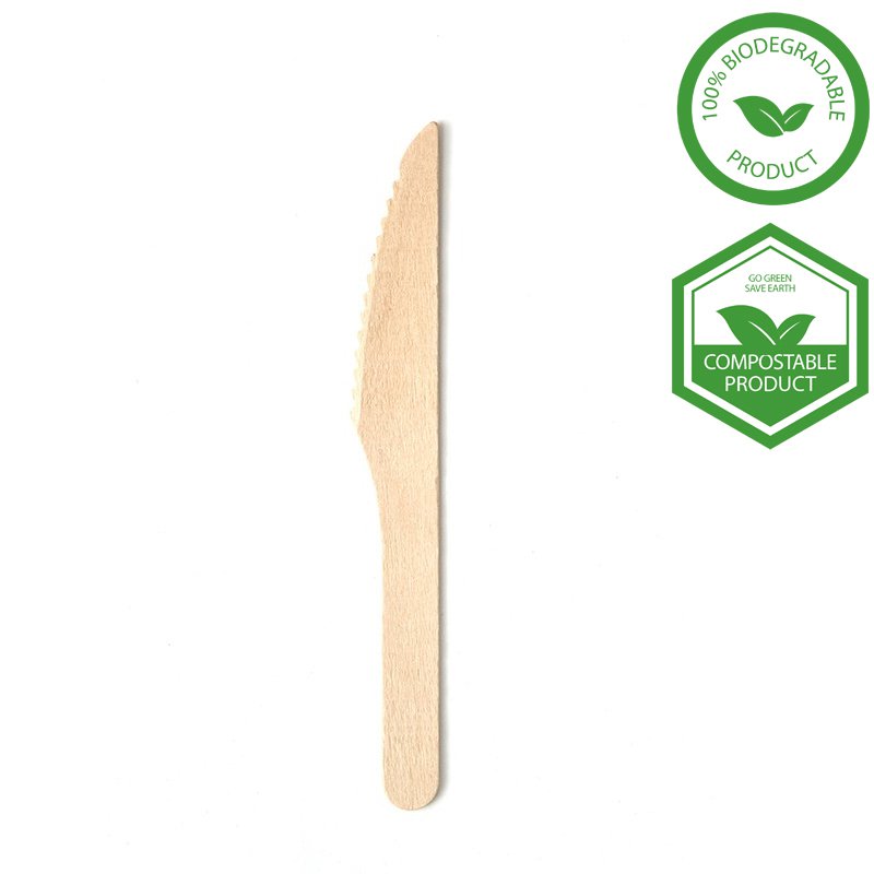Knife Wooden 16.5cm 6.5''